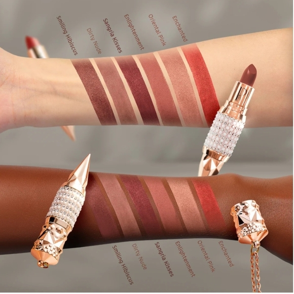 La Prestige Paris Enchanted Kisses Lipstick - Dark Rose - Picture 2 of 3